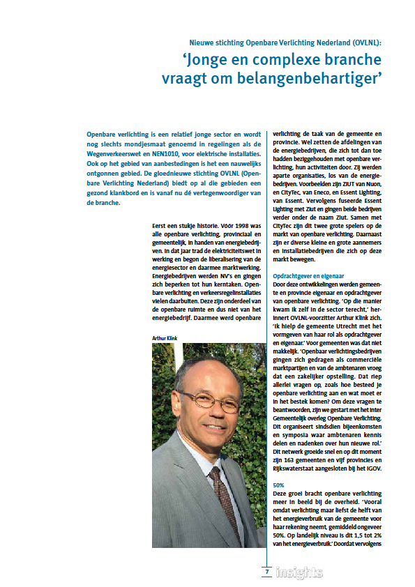 Insights artikel over onstaan OVLNL